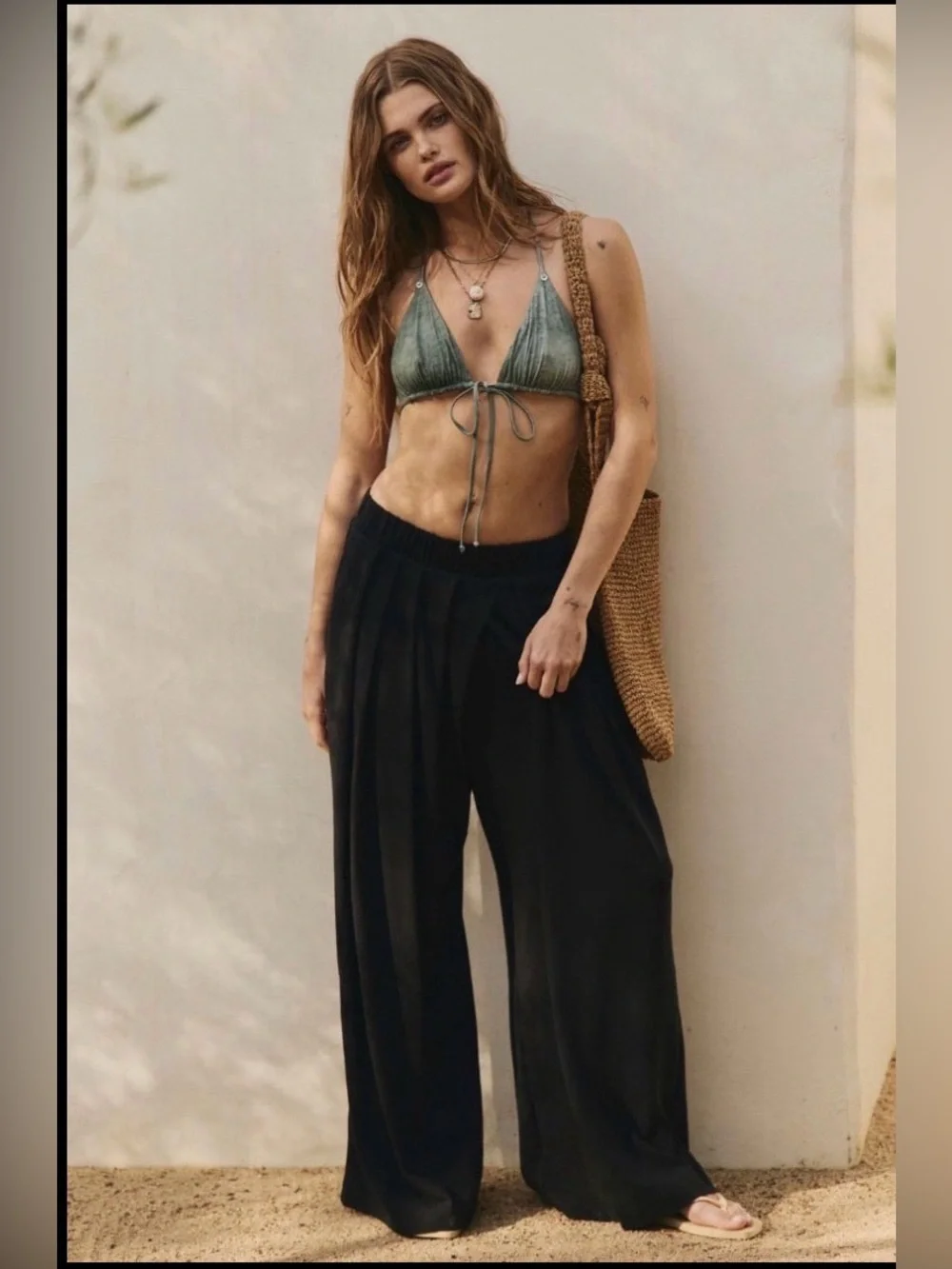 FREE PEOPLE Sloane Wide-Leg Pants